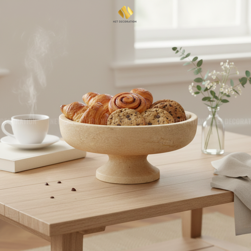 Elevated Round Stone Tray - Image 2