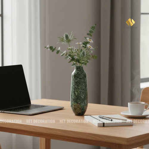 Green Vertical Gourd Vase - Image 4