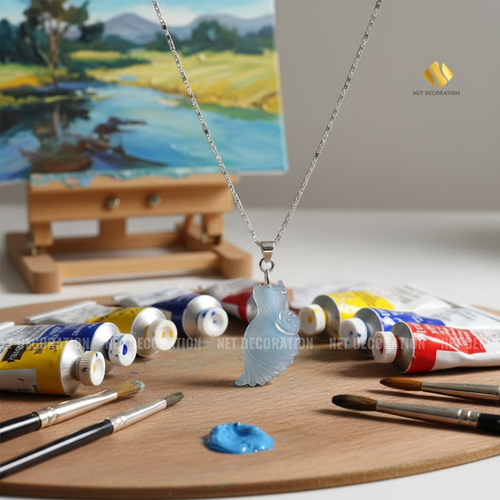 Fox Necklace (Blue) - Image 4