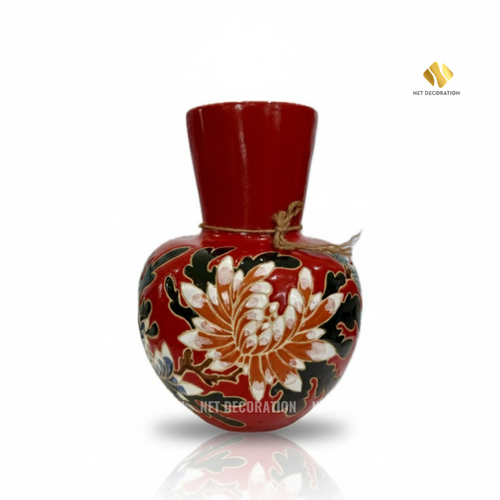 Red Daisy Ceramic
