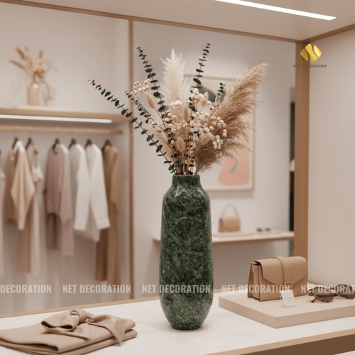 Green Vertical Gourd Vase - Image 3