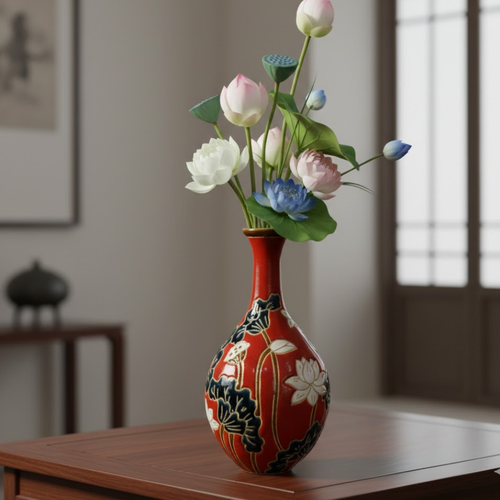 Gốm Sen Đỏ - Ảnh 3