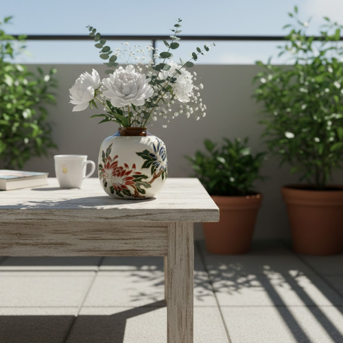 White Daisy Ceramic - Image 4