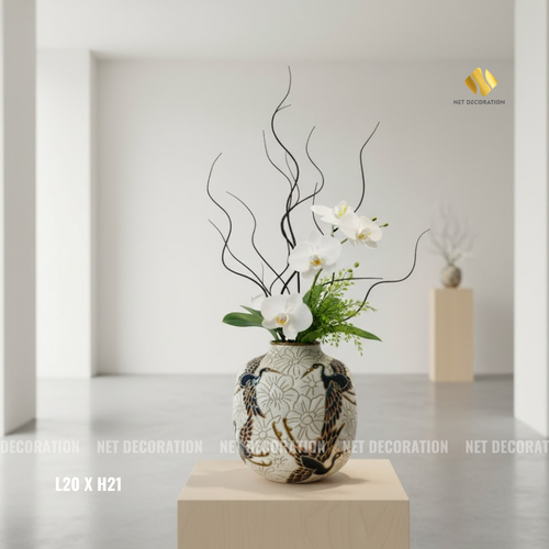 White Crane Ceramic - Image 2
