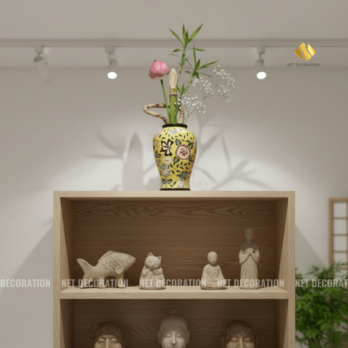 Yellow Ceramic Jar - Image 4