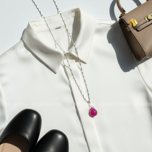 Titan Teardrop Ruby Necklace - Image 3