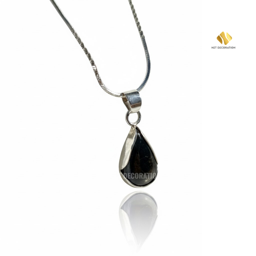 Sapphire Teardrop Necklace