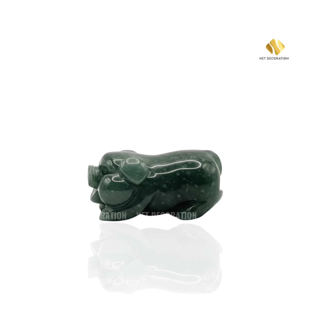 Mini Mascot Pig (Blue Jade)