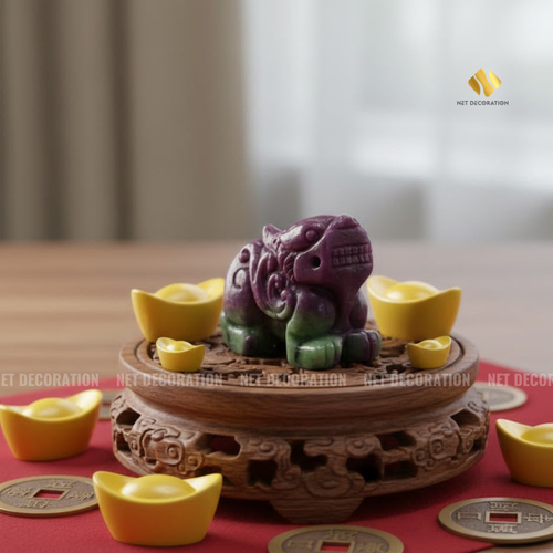 Mini Mascot Pixiu (South African Ruby) - Image 2