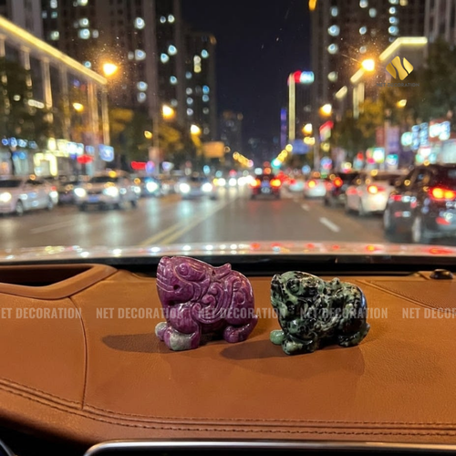 Mini Mascot Pixiu (Green Marble) - Image 2