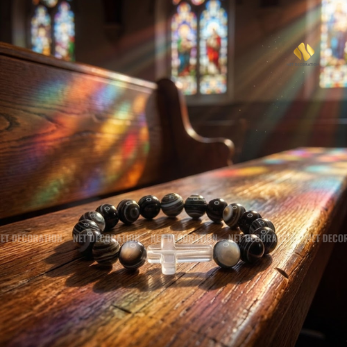 Catholic Stone Bracelet 6 - Image 4
