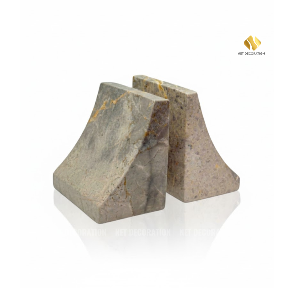Large Square Bookend (Gold Gray)