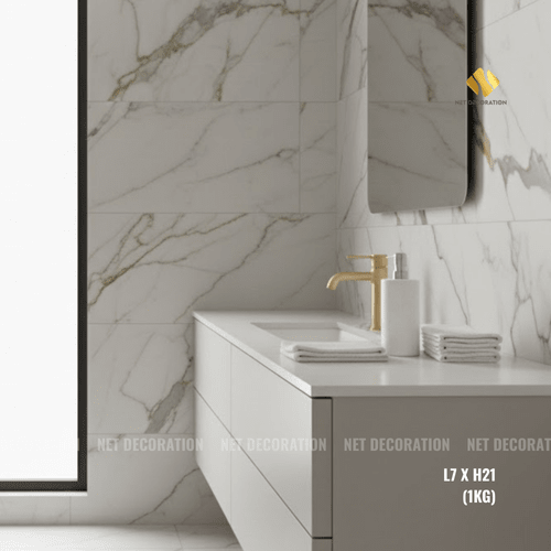Round Stone Soap Dispenser (White L1) - Image 3