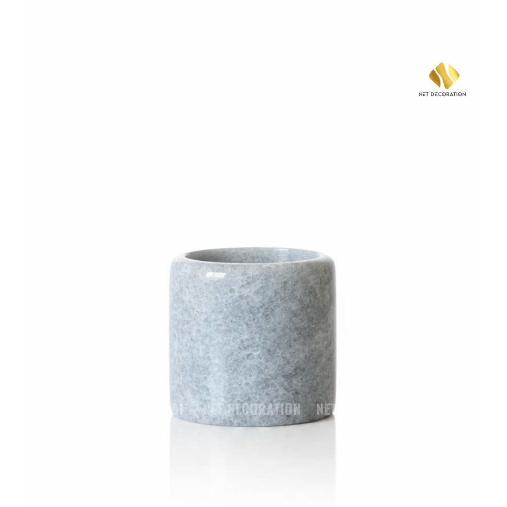 White Carrara Marble Candle Base