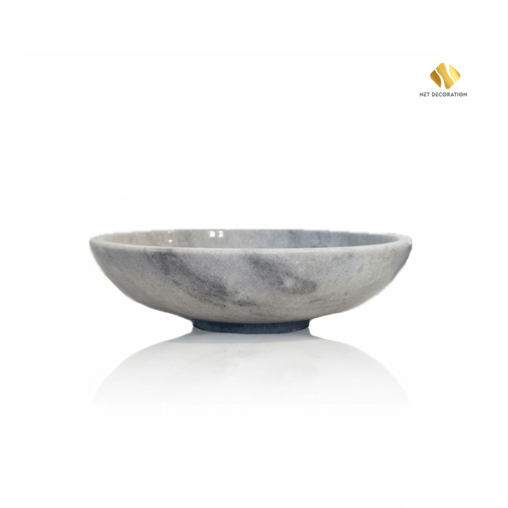 Low Base Round Plate (Italian White)