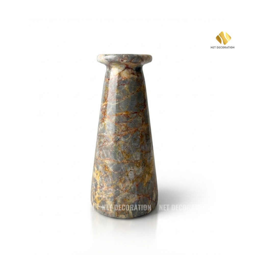Yellow Rimmed Vase