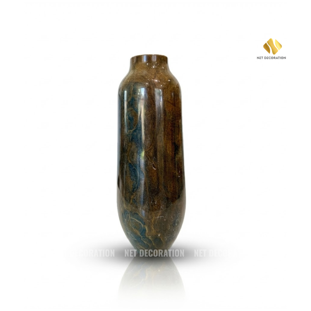 Brown Vertical Gourd Vase