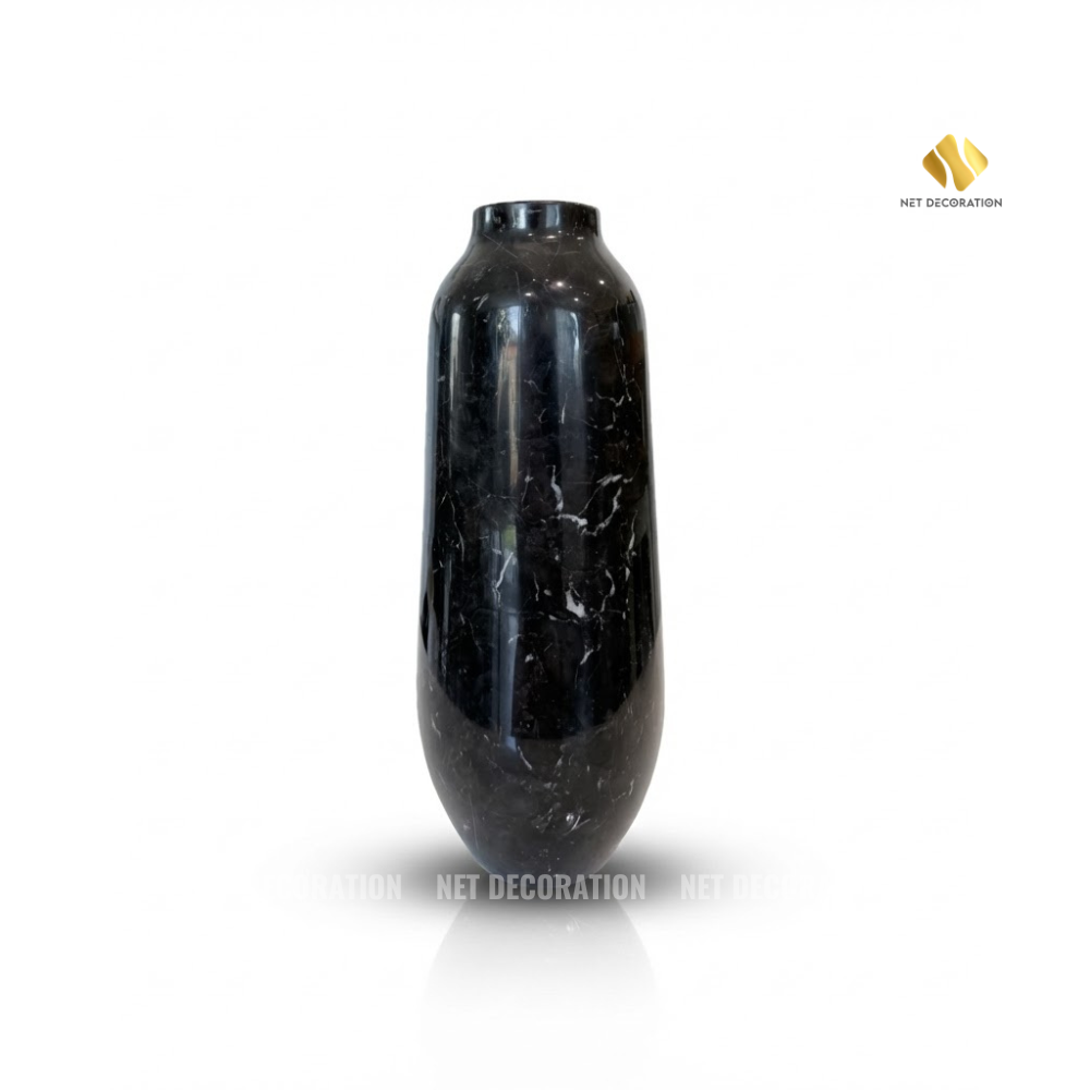 Black Vertical Gourd Vase