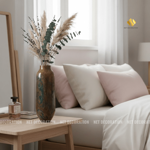 Brown Vertical Gourd Vase - Image 4