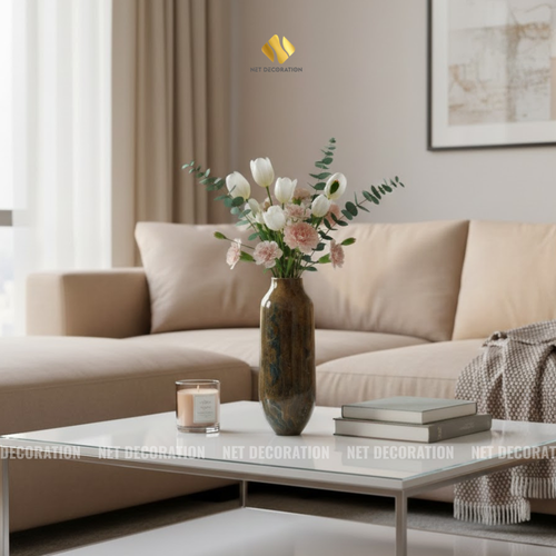 Brown Vertical Gourd Vase - Image 3