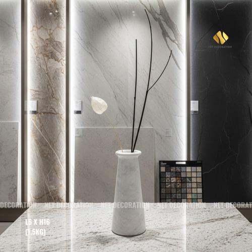 White Rimmed Vase - Image 2
