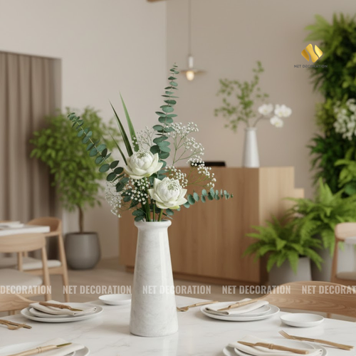 White Rimmed Vase - Image 3