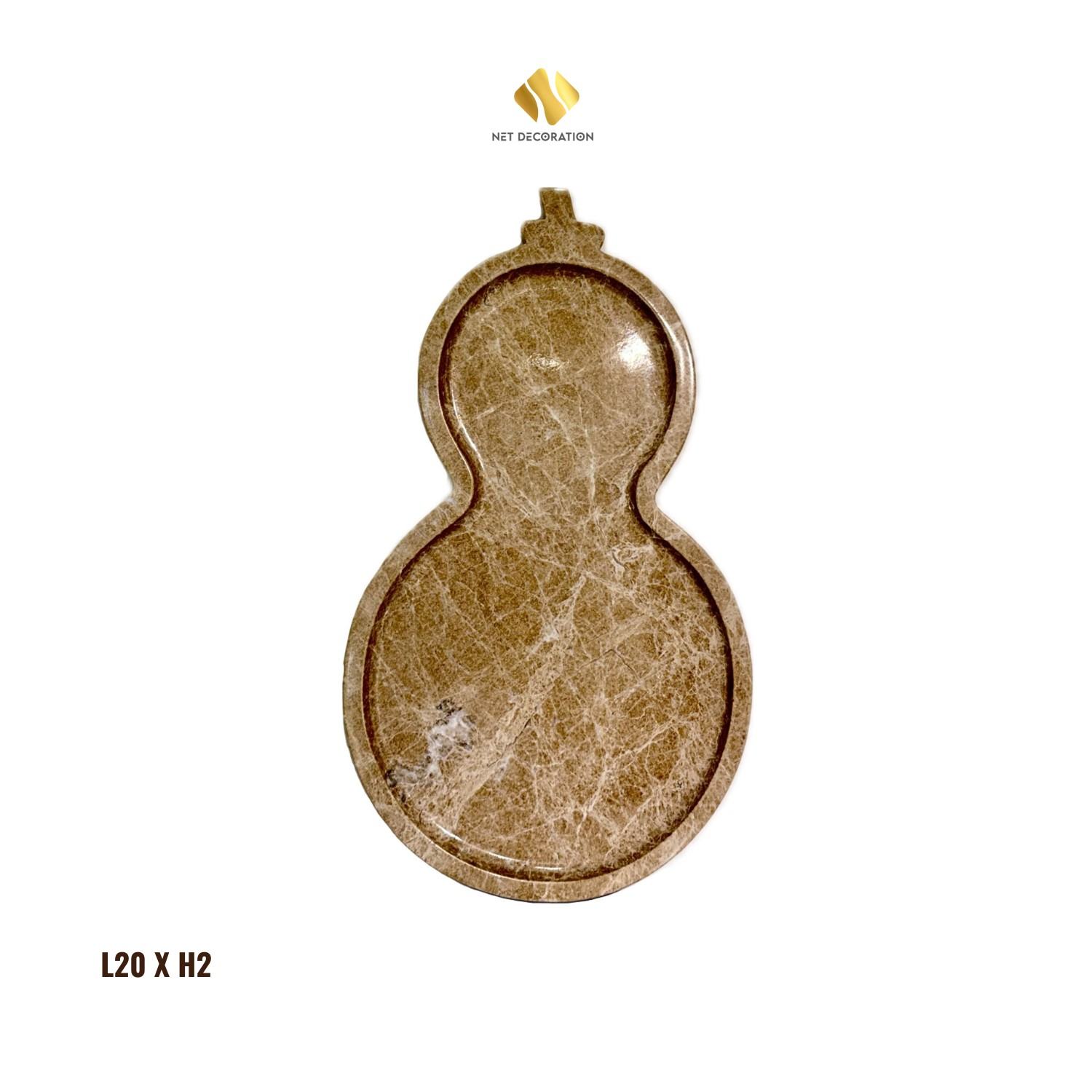 Oval Plate (Indonesian Gold)