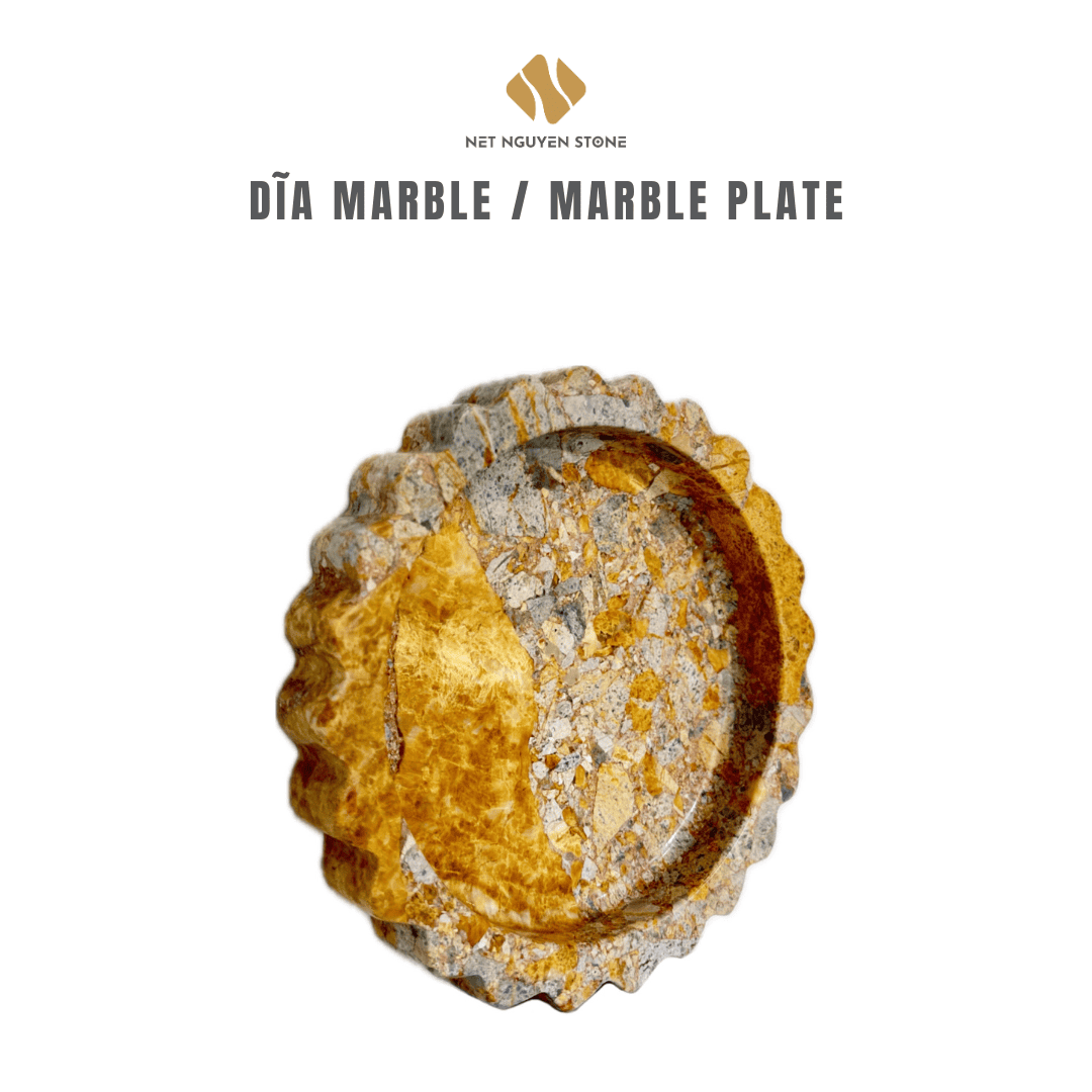 Wheel-Shaped Plate (Gold)