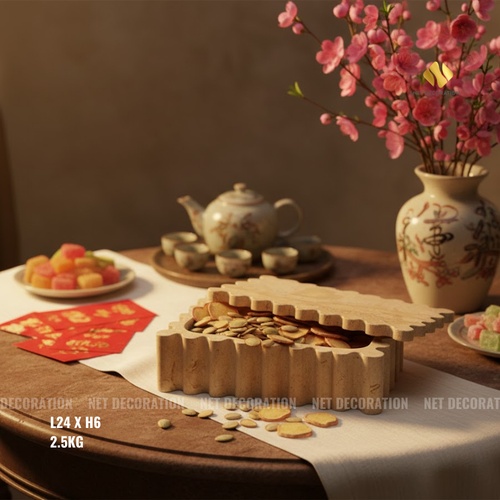 Hũ Chữ Nhật (Travantine) - Ảnh 2