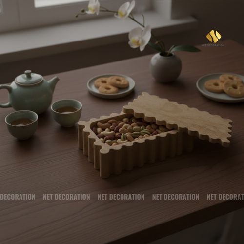 Hũ Chữ Nhật (Travantine) - Ảnh 3