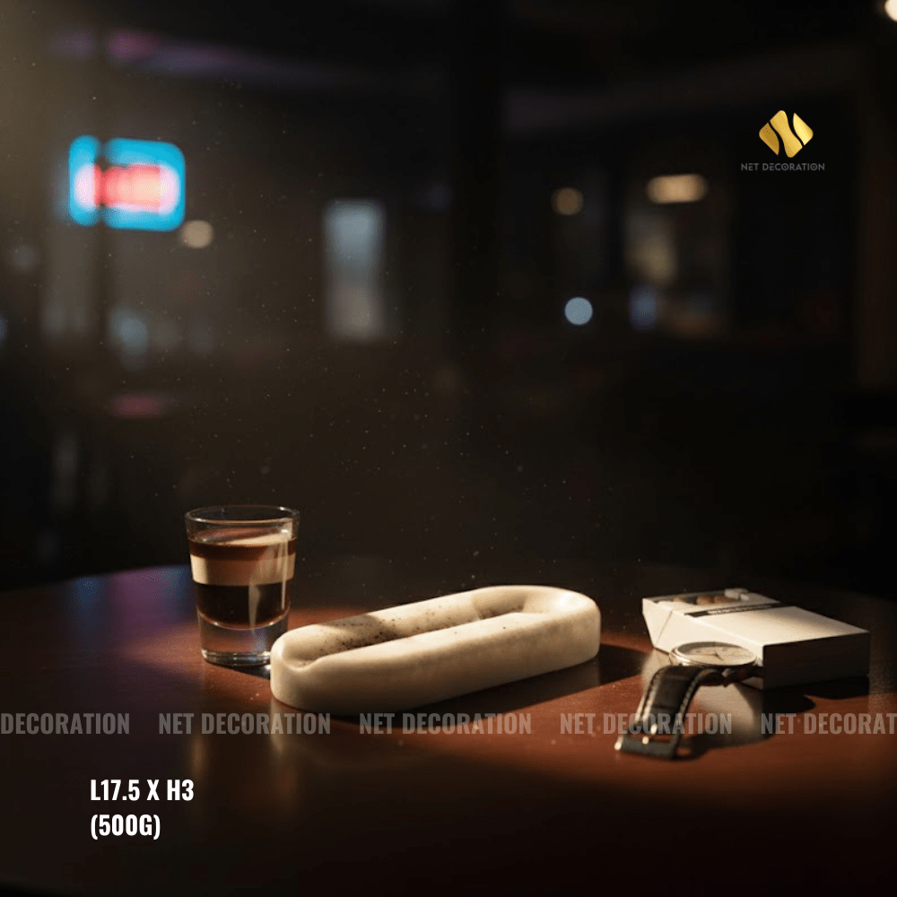White Cigar Ashtray - Image 2