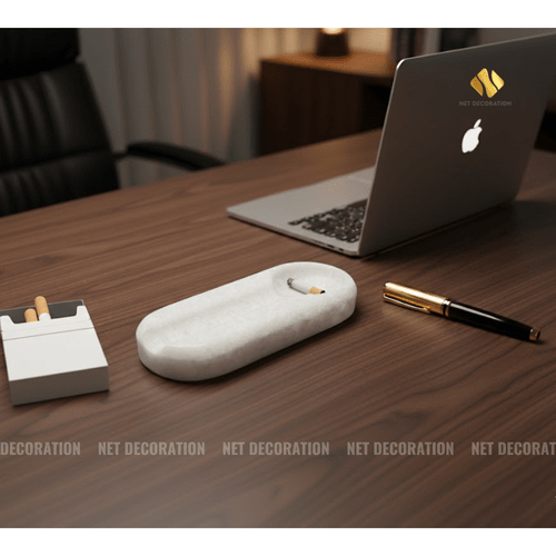 White Cigar Ashtray - Image 3