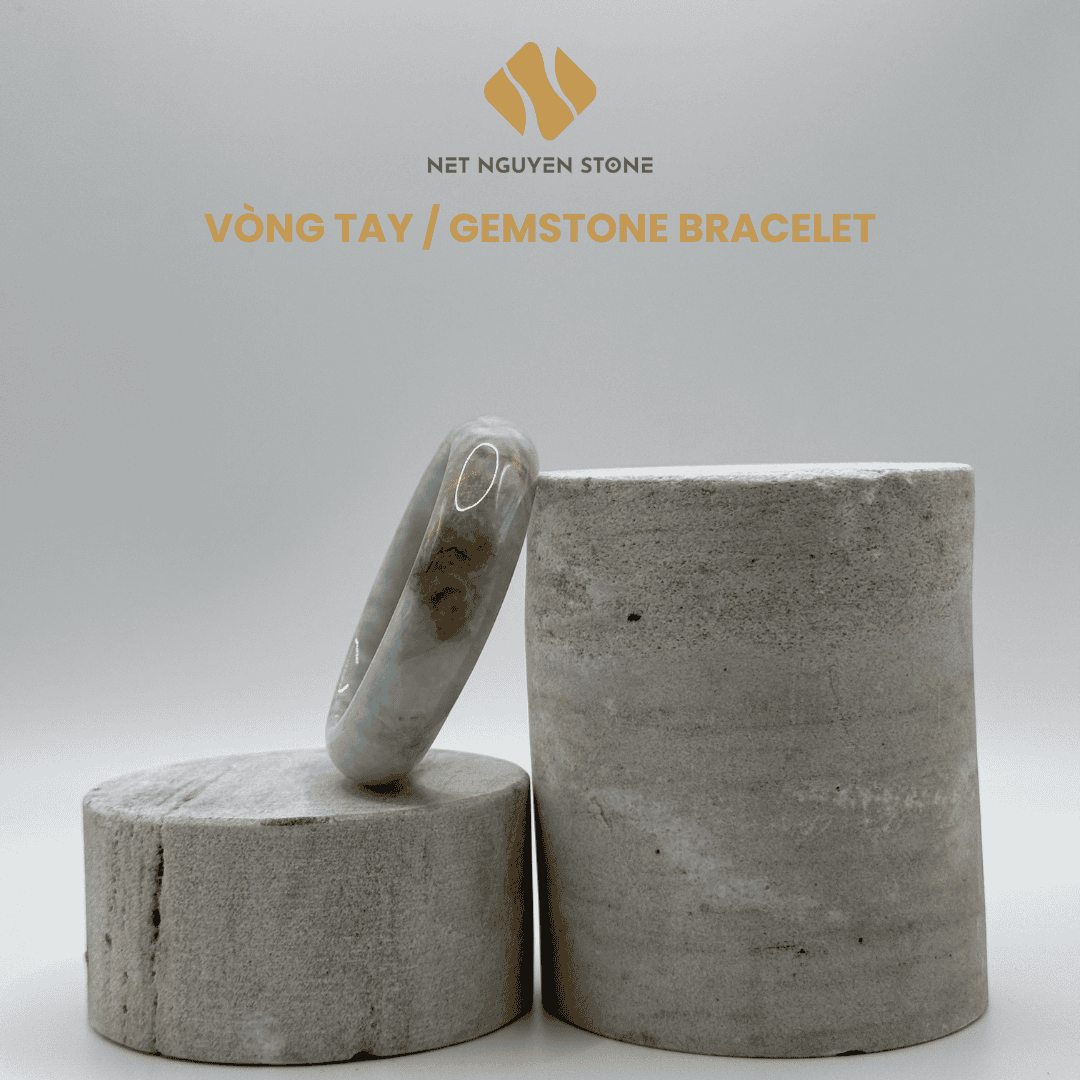 Vòng Tay Tròn (Cẩm Thạch) ( Lớn) - Ảnh 2
