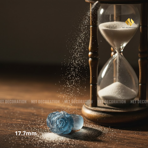 Nhẫn Hoa Mẫu Đơn (Aquamarine) - Ảnh 4