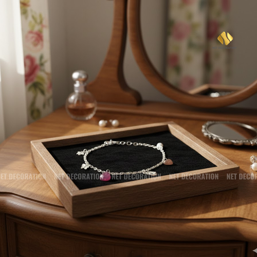 Ruby & Rose Quartz Anklet - Image 4