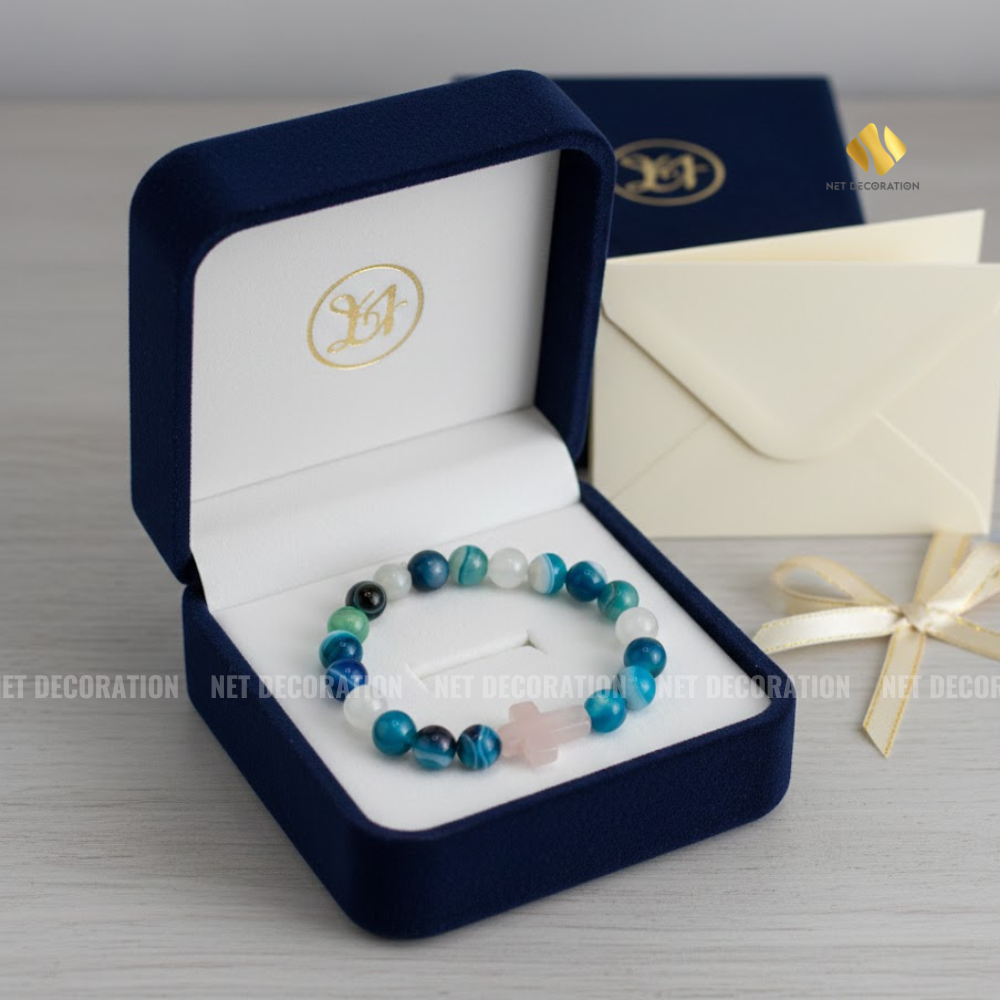Catholic Stone Bracelet 17 - Image 4
