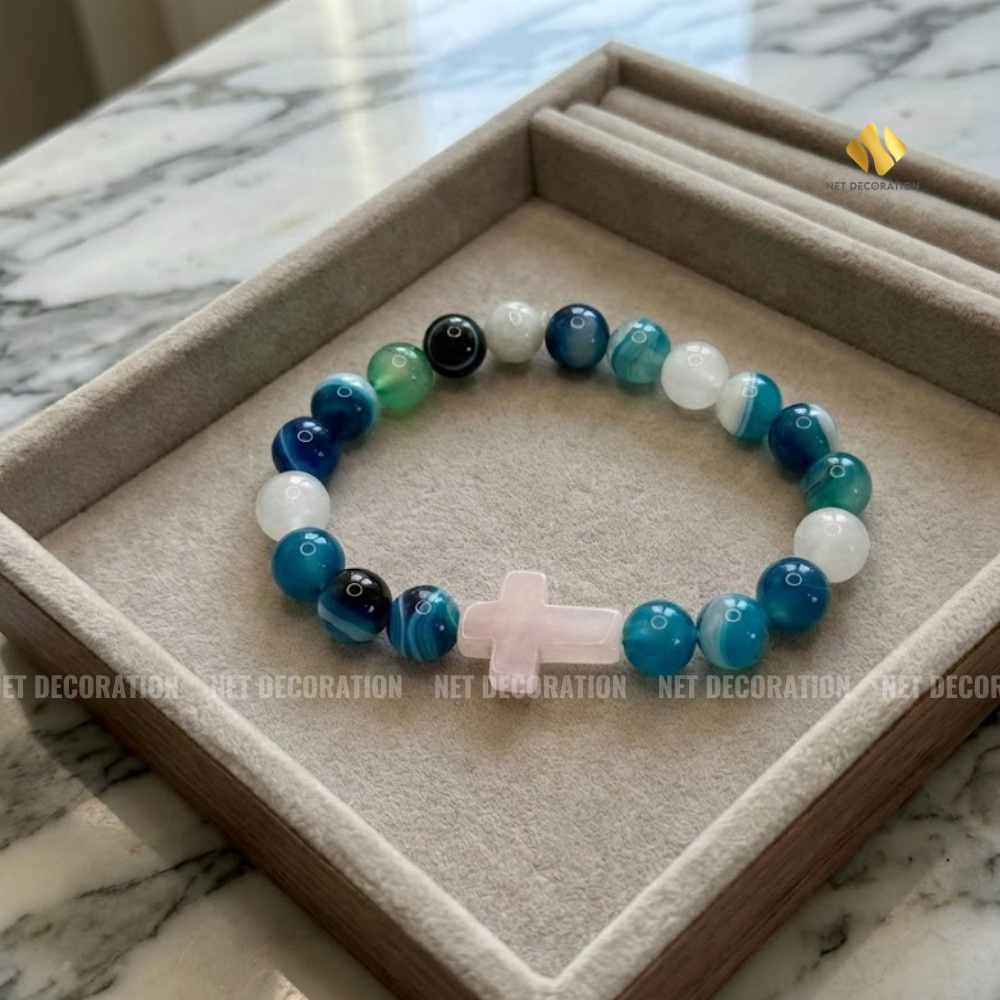 Catholic Stone Bracelet 17 - Image 3