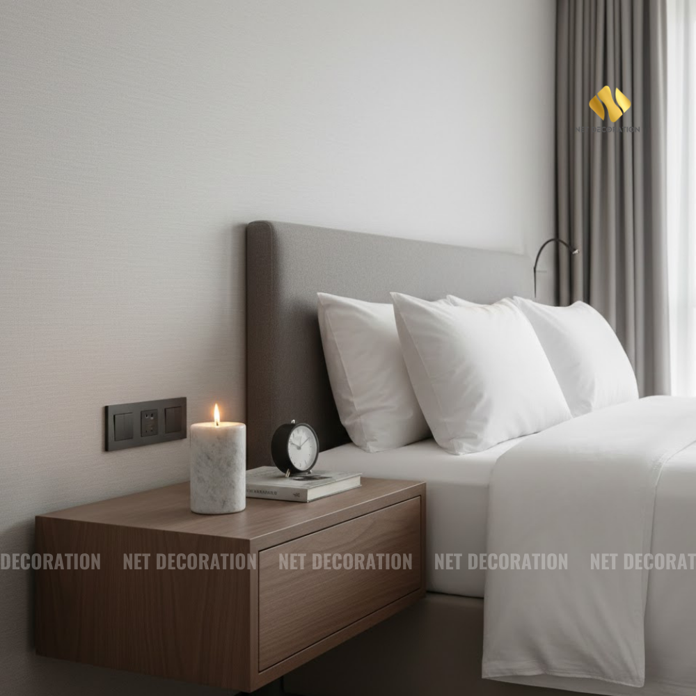White L1 Stone Candle Holder - Image 3